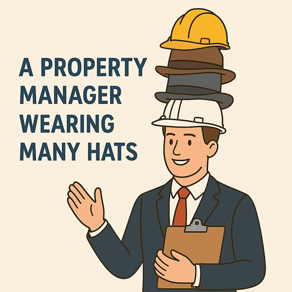 Property manager wearing many hats