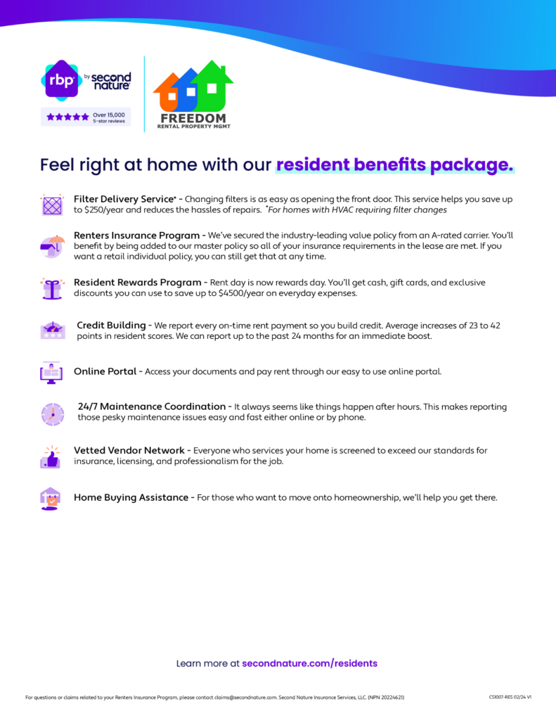 Resident RBP Flyer - Freedom Rental Property Management