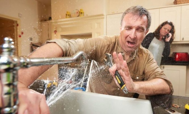 bad plumbing repair